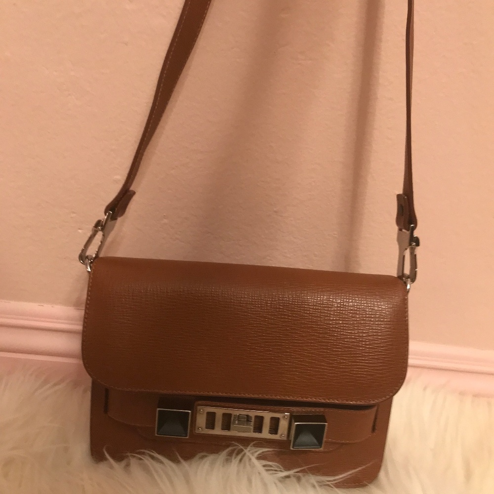 SOLD Proenza Schouler PS 11 Mini Classic Brown Bag